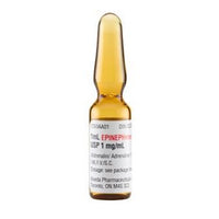 Epinephrine | Adrenalin Single Dose Ampoule (1ml)  | Teligent (10/box)