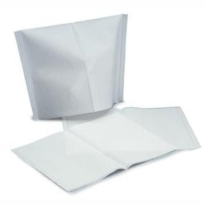 Headrest Cover |  White Tissue/Poly (Multiple Sizes) | NDC (500/case)
