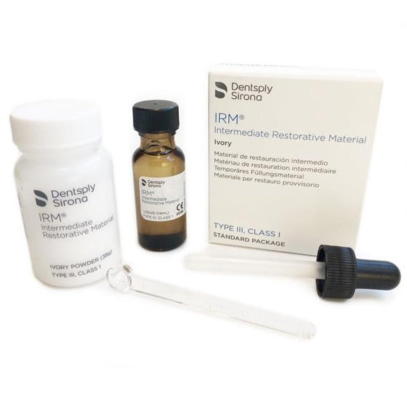 Temporary Filling Material | IRM Ivory Complete Package | Dentsply (38g/14ml)