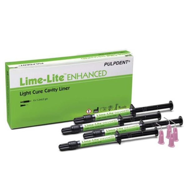 Liner | Lime-Lite Enhanced Light Cure Cavity Liner | PulpDent (1.2 or 3 ml)
