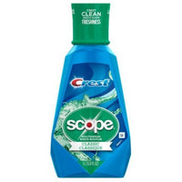 Mouthwash | Classic Cool Peppermint Scope | Crest (1L)