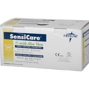Synthetic Gloves | Sensicare with Aloe (White) | Medline (50/box)