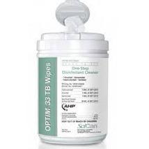 Disinfectant Wipes | Optim 33 TB Unscented (6"x 7") | Scican (12 x 160/Container)